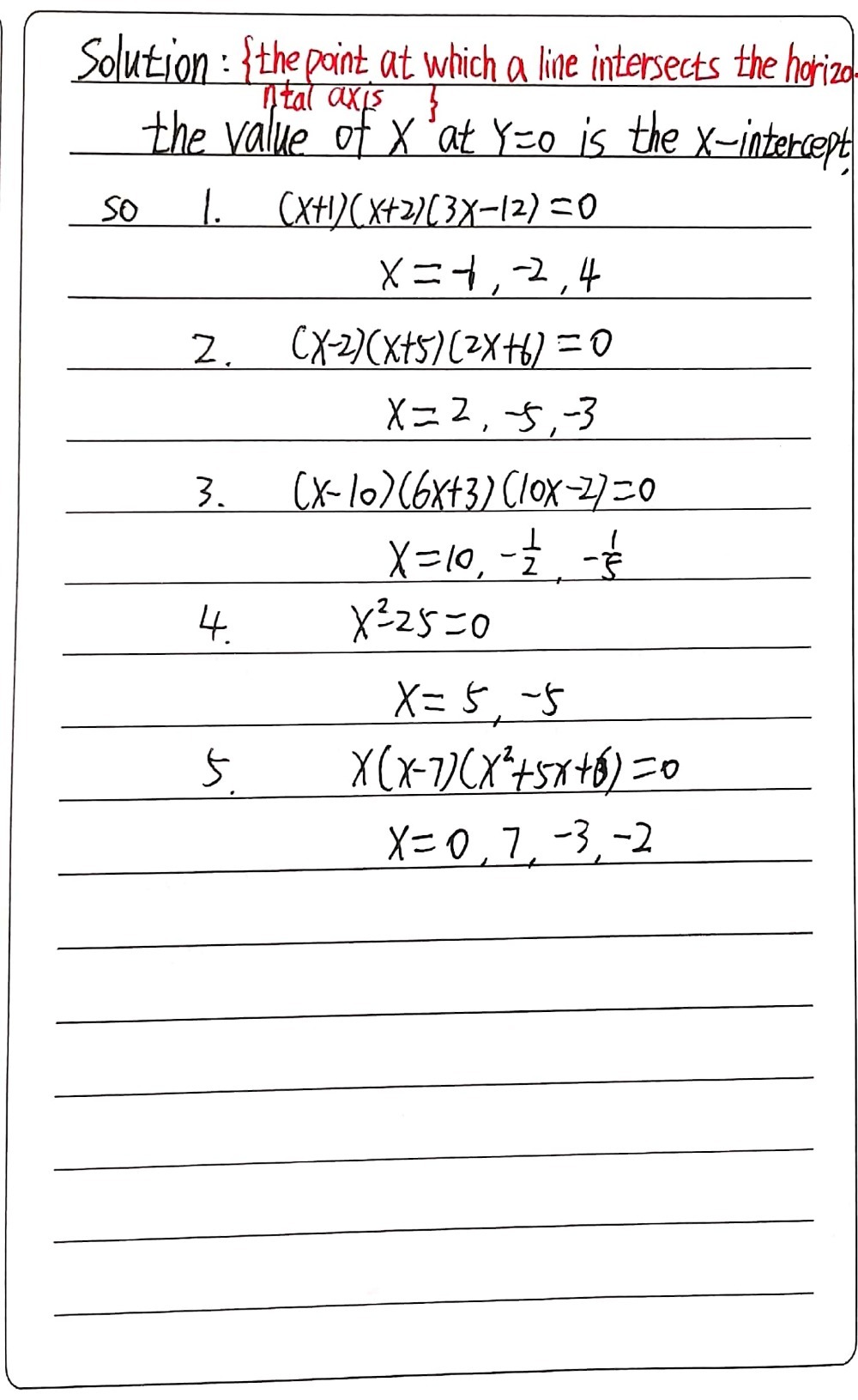 Find The X Intercepts Answers Write Your Answer Gauthmath