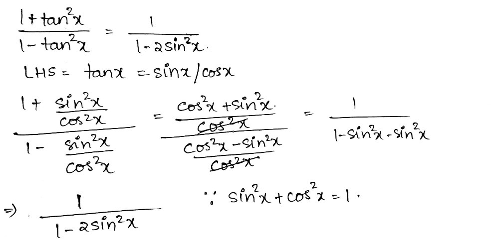 3 Prove The Following Identity 4 3 1 Frac 1 Tan Gauthmath