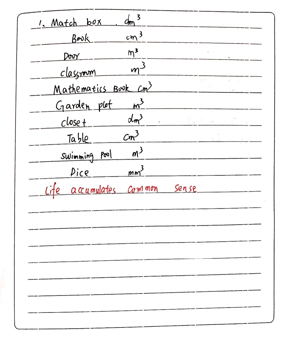 Directions Use M3 Dm3 Cm3 Mm3 To Tell Which Uni Gauthmath