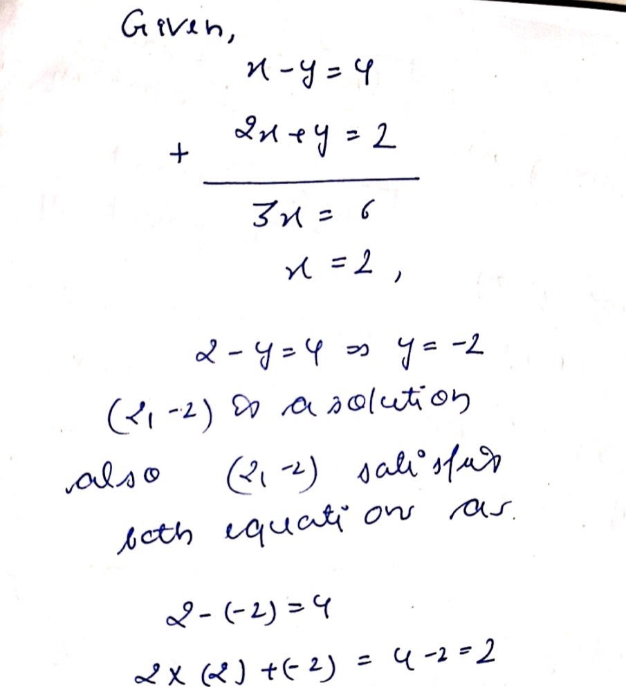 Determine Whether Or Not The Ordered Pair Is A Sol Gauthmath