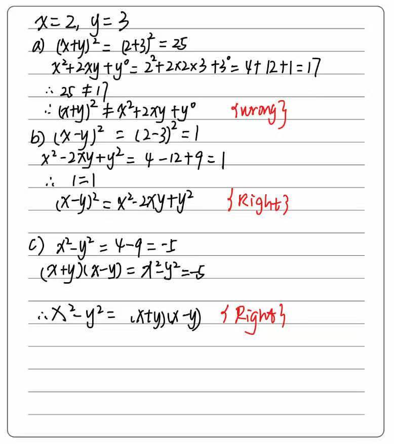 15 X 2 And Y 3 Show That A X Y2 X2 2xy Y B Gauthmath