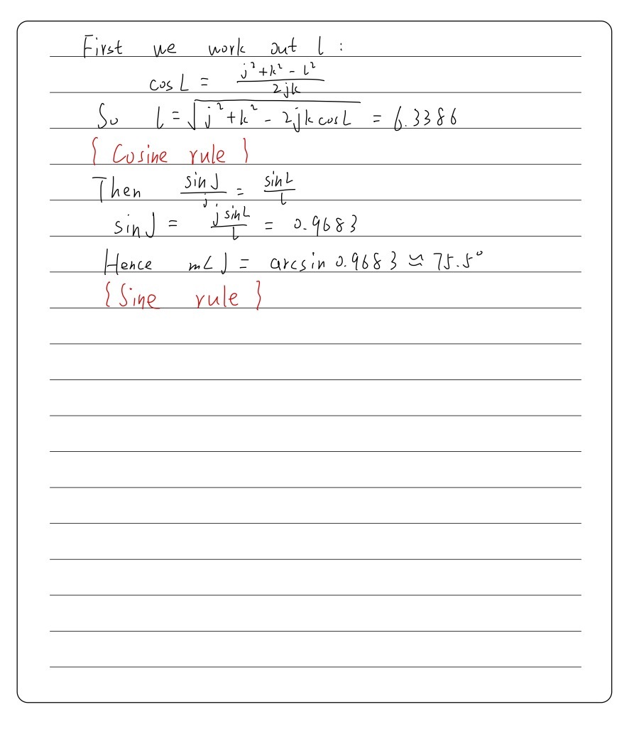 13 Ln Delta Jkl J 9 K 5 And Mangle L 43 Gauthmath