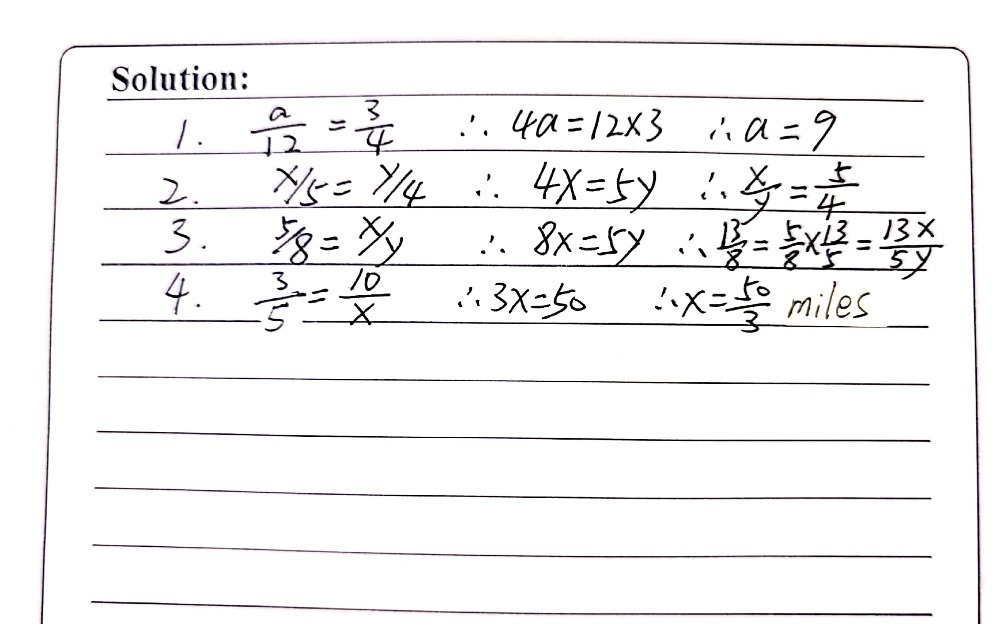 Using The Properties Of Proportion Solve The Foll Gauthmath