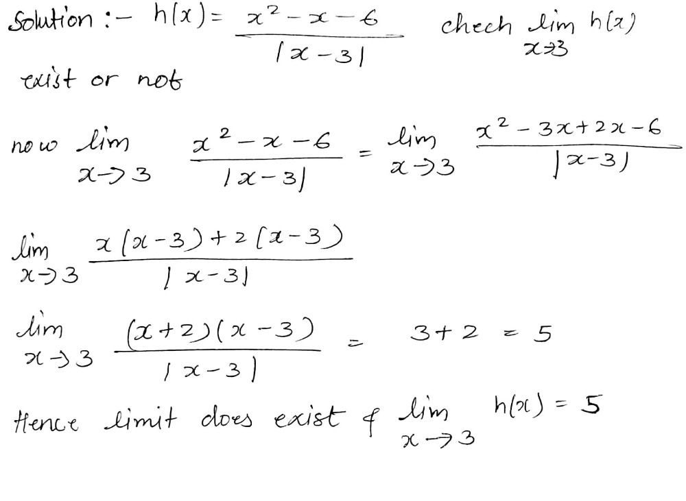 If Hx Frac X2 X 6 X 3 Then Check Whether The L Gauthmath