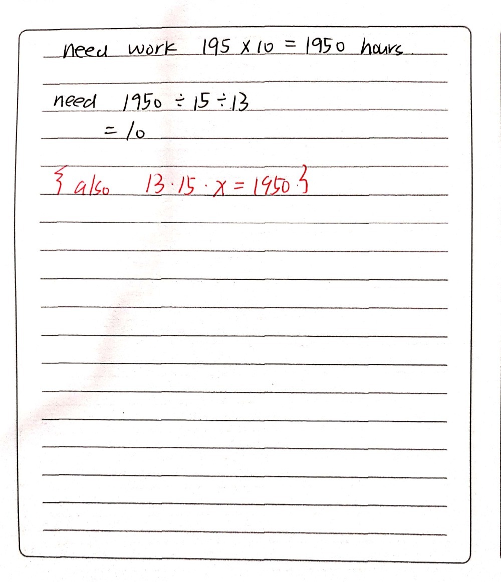 Cnapterz Iii 195 Men Working 10 Hours A Day Can F Gauthmath Cnapterz Iii 195 Men Working 10 Hours A Day Can F Gauthmath