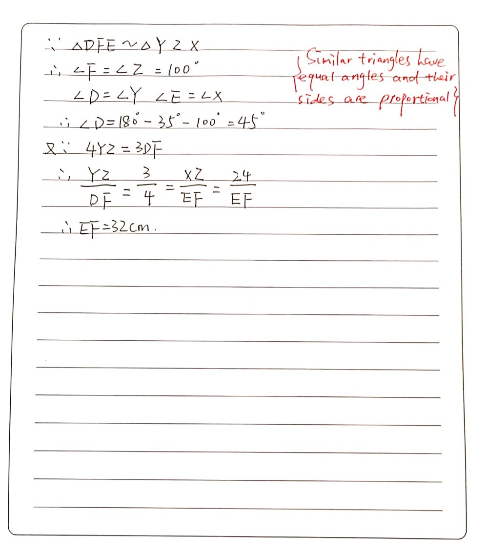 11 It Is Given That Dfesim Yzx Gauthmath