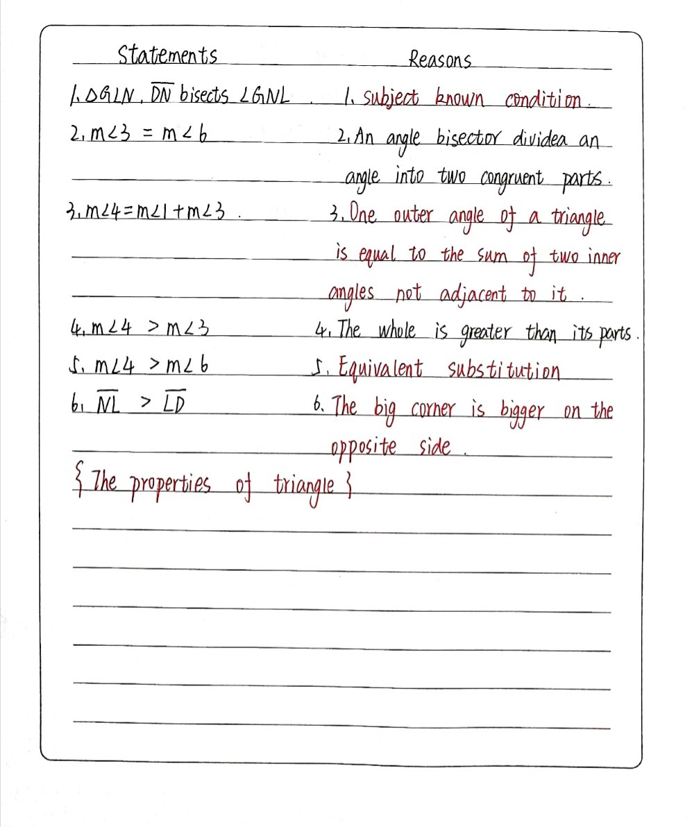 Apply the Triangle Inequality Theorem to prove the - Gauthmath