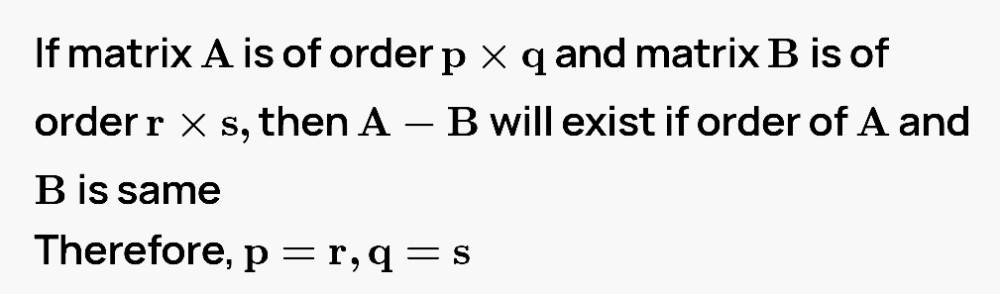 7 If The Matrix Of A Is Of Order P Q And Matri Gauthmath