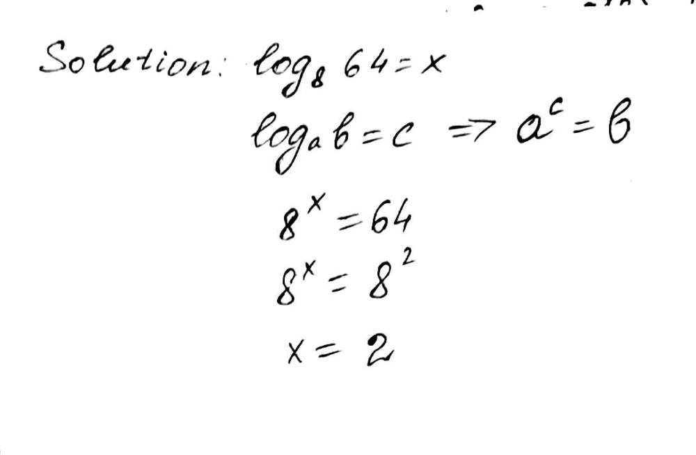 Esta Pergunta E Obrigatoria B Log 64 X Gauthmath