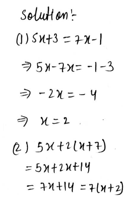 Estions Practice With Video A Tions 11 5x 3 7x Gauthmath