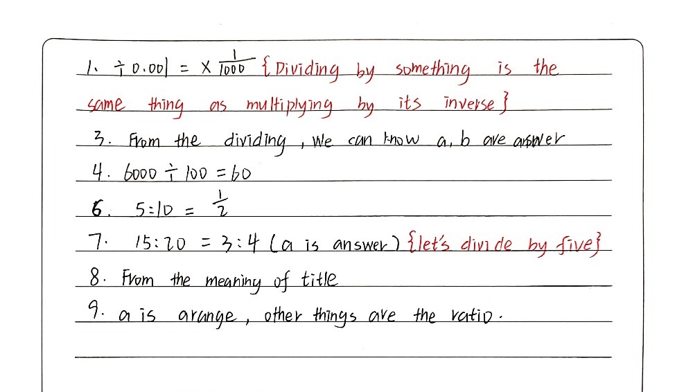 1 How Will The Decimal Point Move When Dividing B Gauthmath