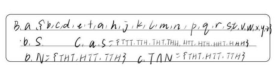 B Allan And John Randomly Select A Letter From T Gauthmath