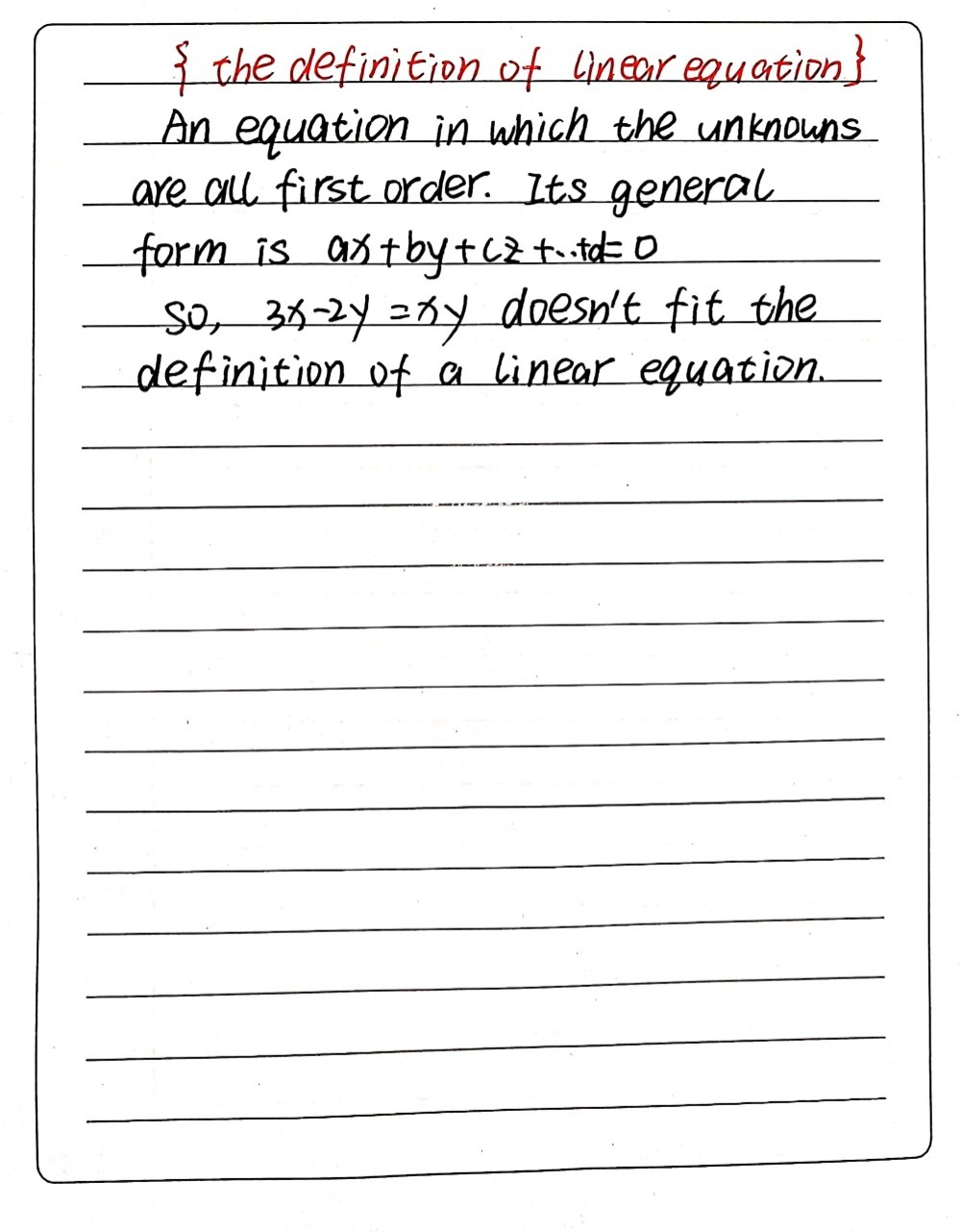 Which Of The Following Equation Is Not A Linear Eq Gauthmath Which Of The Following Equation Is Not A Linear Eq Gauthmath