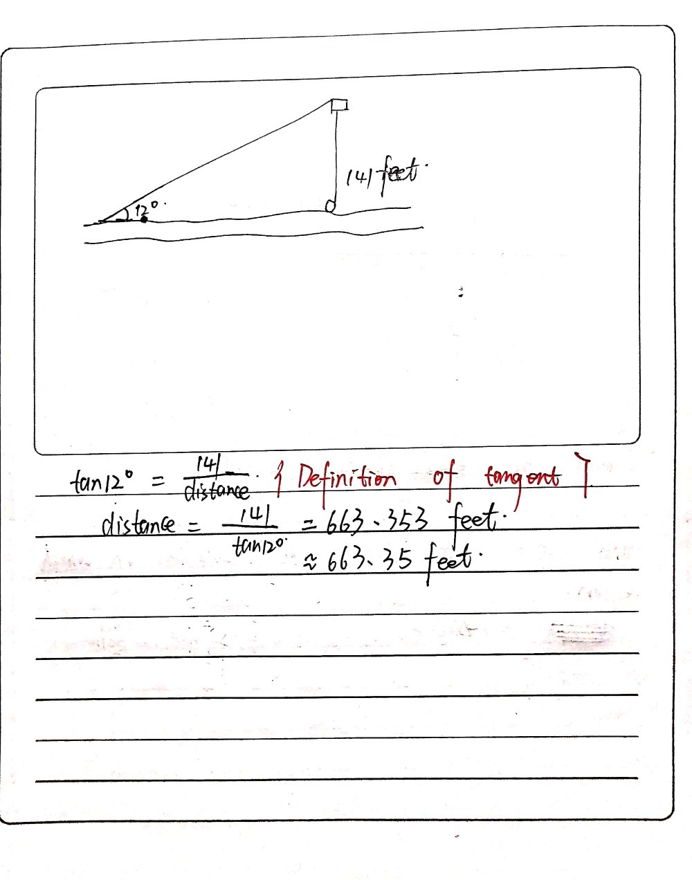 Solved: A boat is heading towards a lighthouse, whose beacon-light is ...