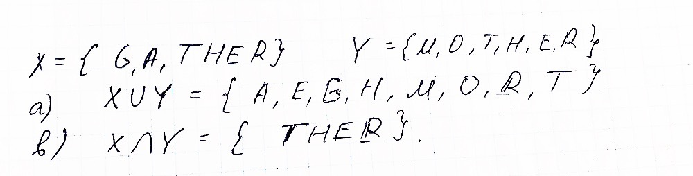 5 Find The Union And Intersection Of The Follow Gauthmath