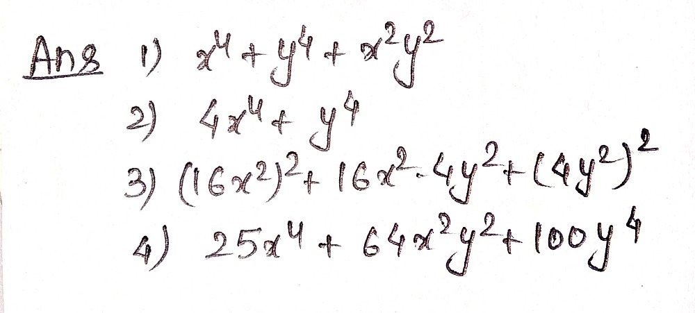 X4 X2y2 Y4 X2y2 X2y2 4x4 Y4 4x2y2 4x2y2 256x4 64 Gauthmath