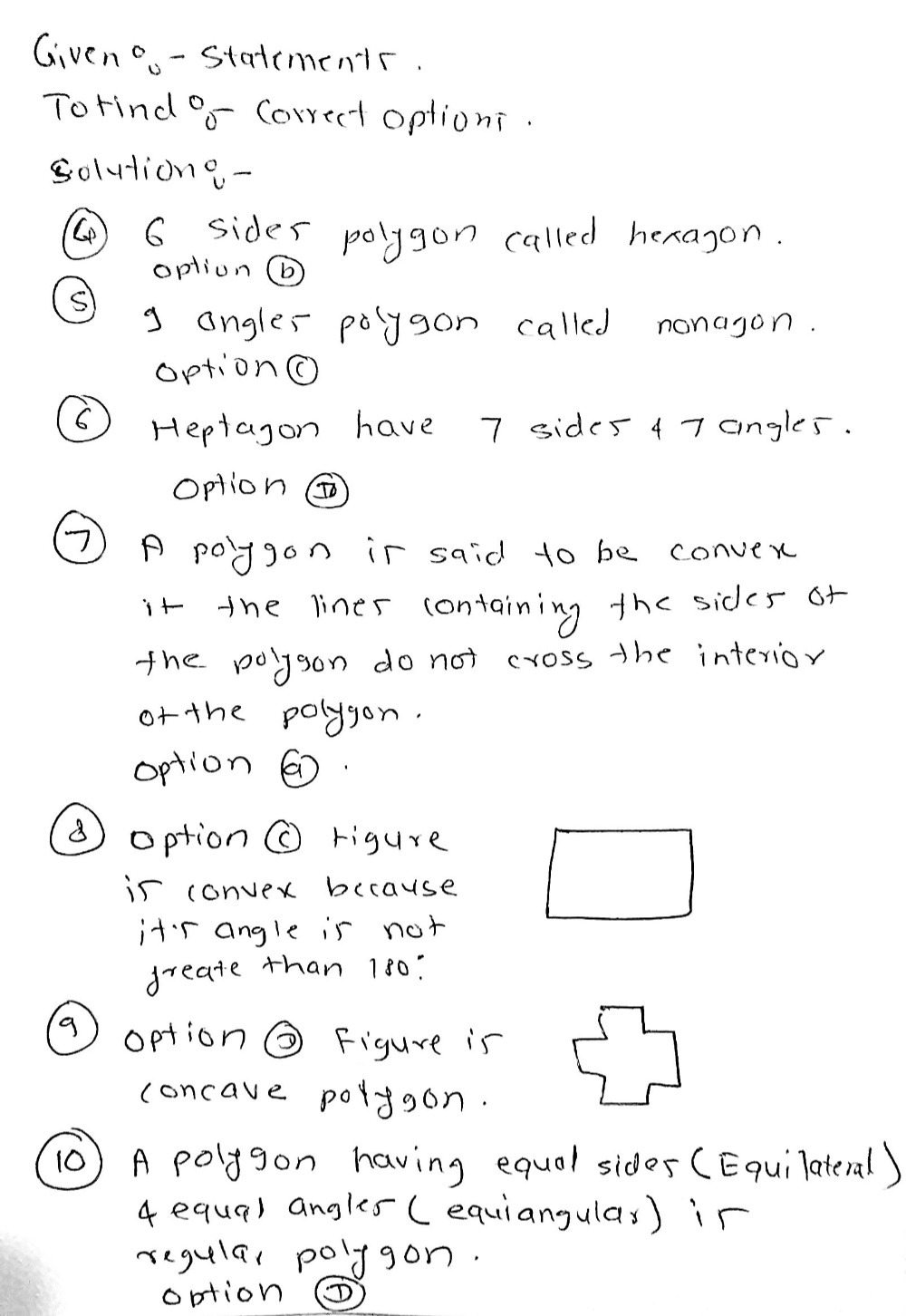 4 It Is A Polygon With 6 Sides A Pantagon B Gauthmath