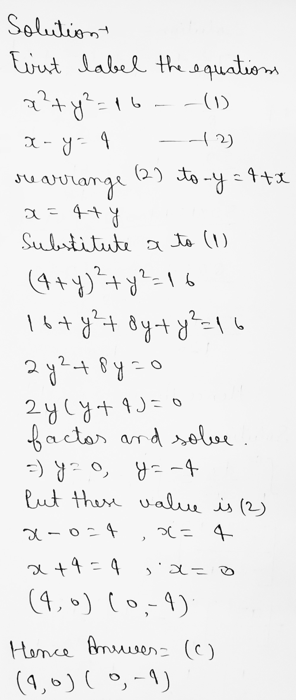 44 Find The Exact Solutions Of The System Of Equat Gauthmath