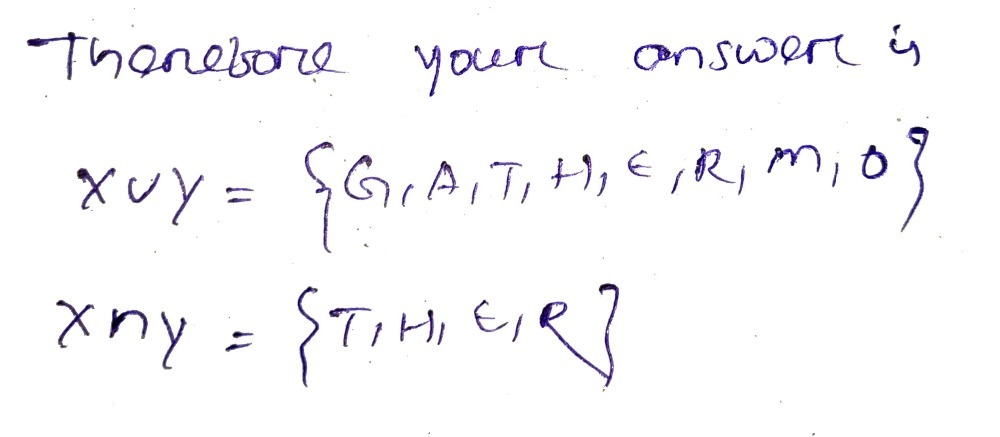 2 Given X G A T H E R Y M 0 T H E R A Findxuy Gauthmath