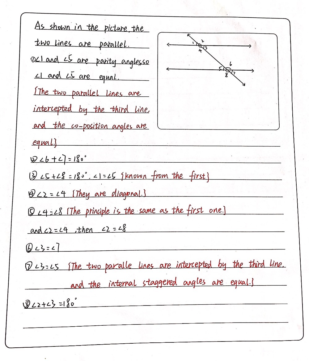 Solved: Write the angle relationship for each pair of angles. _ ∠ 1 and ...