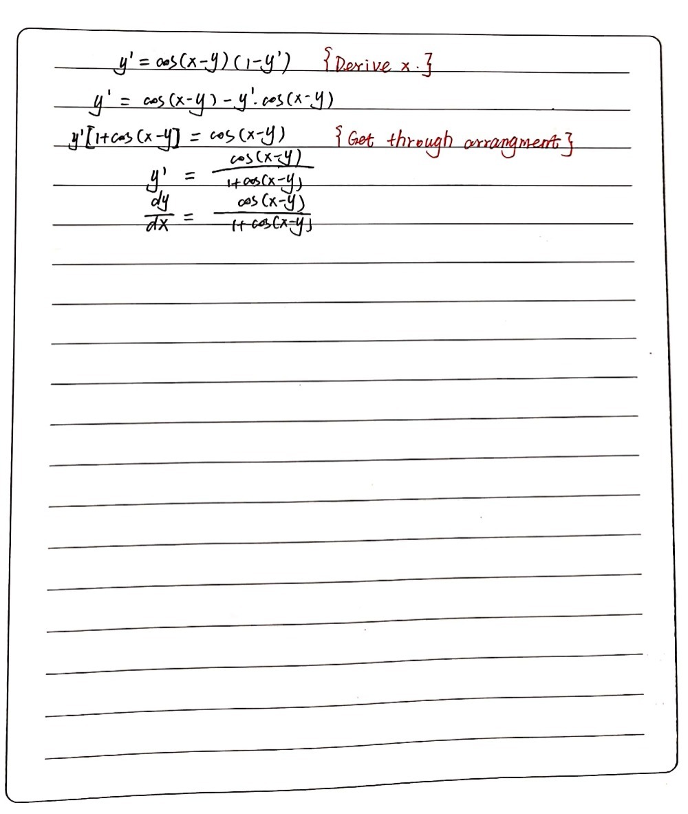 10 Find The Dy Dx By Implicit Differentiation O Gauthmath