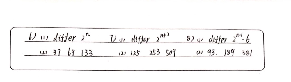 6 7 9 13 21 Pattern Rule Answer 7 5 Gauthmath