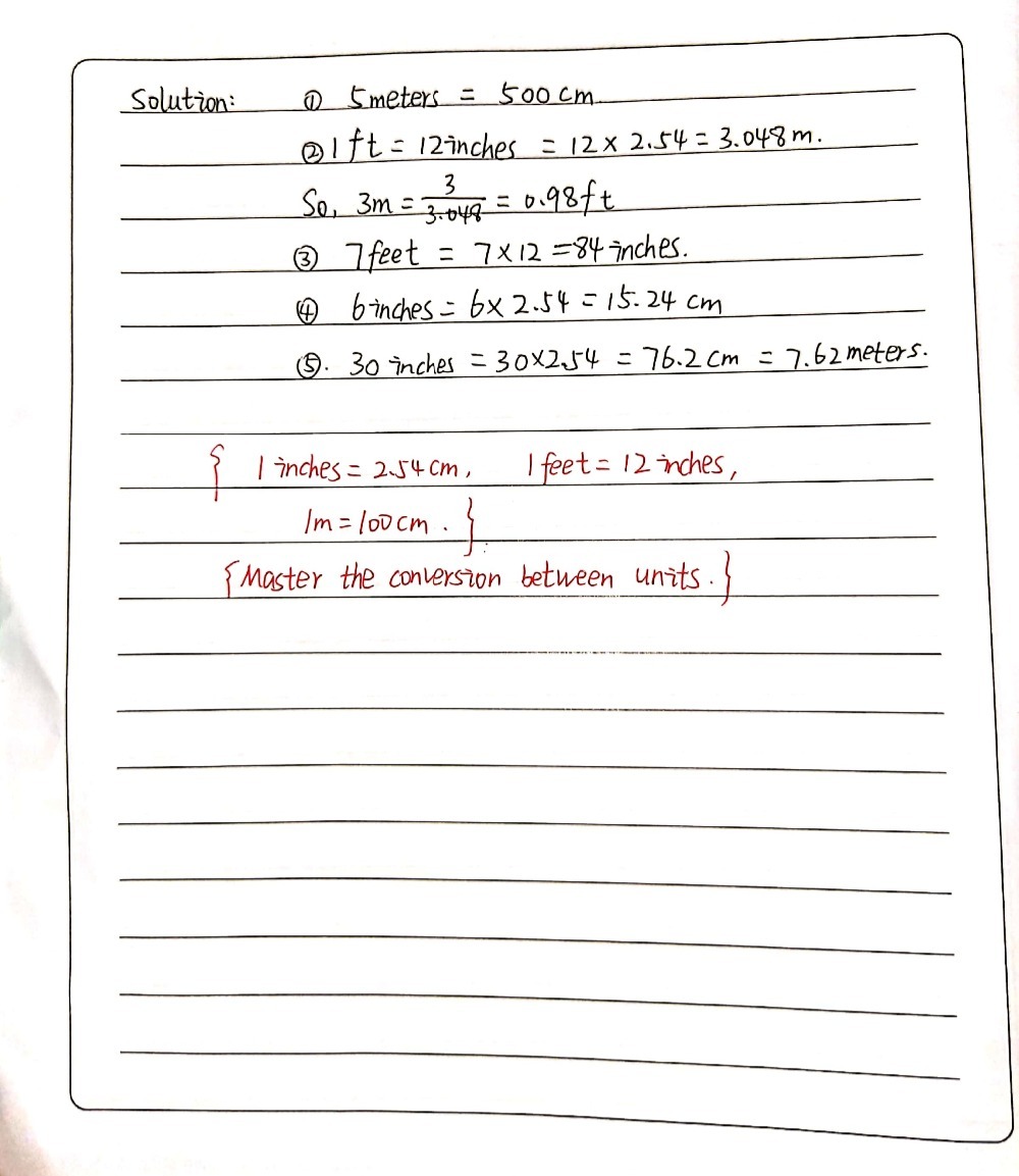Cm 5 Meters Ft 3 Meters Inches 7 Feet 6 Inches Gauthmath Cm 5 Meters Ft 3 Meters Inches 7 Feet 6 Inches Gauthmath