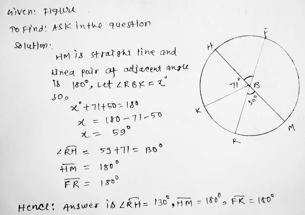 Find Mwidehat Rh Overline Hm And Overline Fr Are D Gauthmath