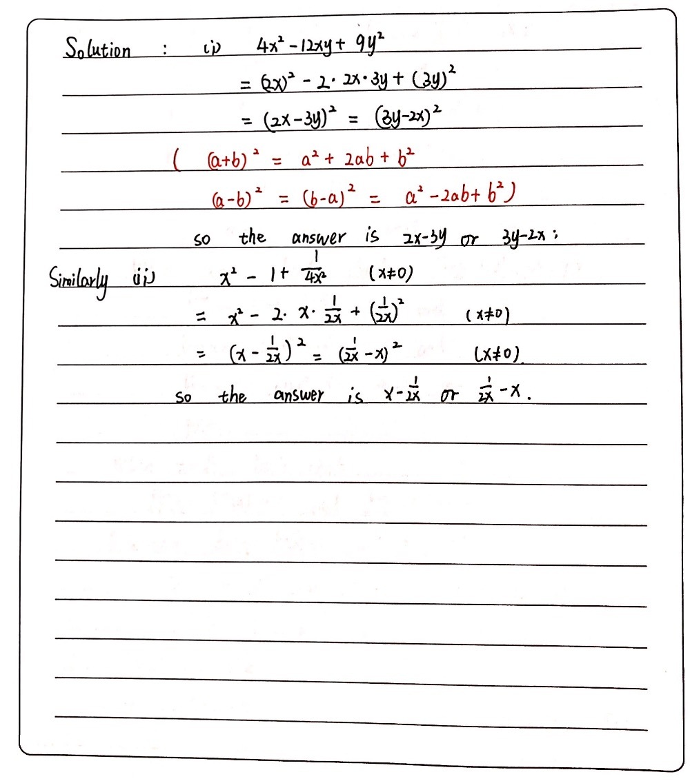 1 C Use Factorization To Find The Square Root Of Gauthmath