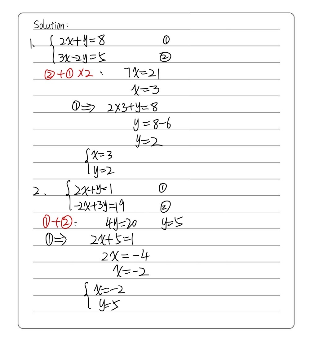 Beginarrayl 2x Y 8 3x 2y 5endarray Beginar Gauthmath