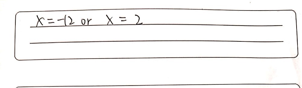 Solve For X In The Equation X2 10x 12 36 X 12 O Gauthmath