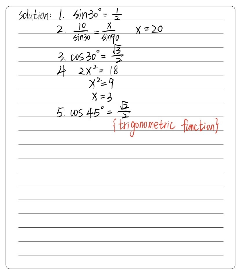 1 What Is The Exact Value Of Sin 30 A1 2 Gauthmath