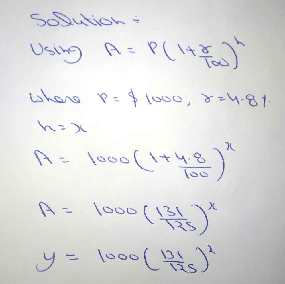 A 9c Suppose You Deposit 1000 In A Savings Acco Gauthmath