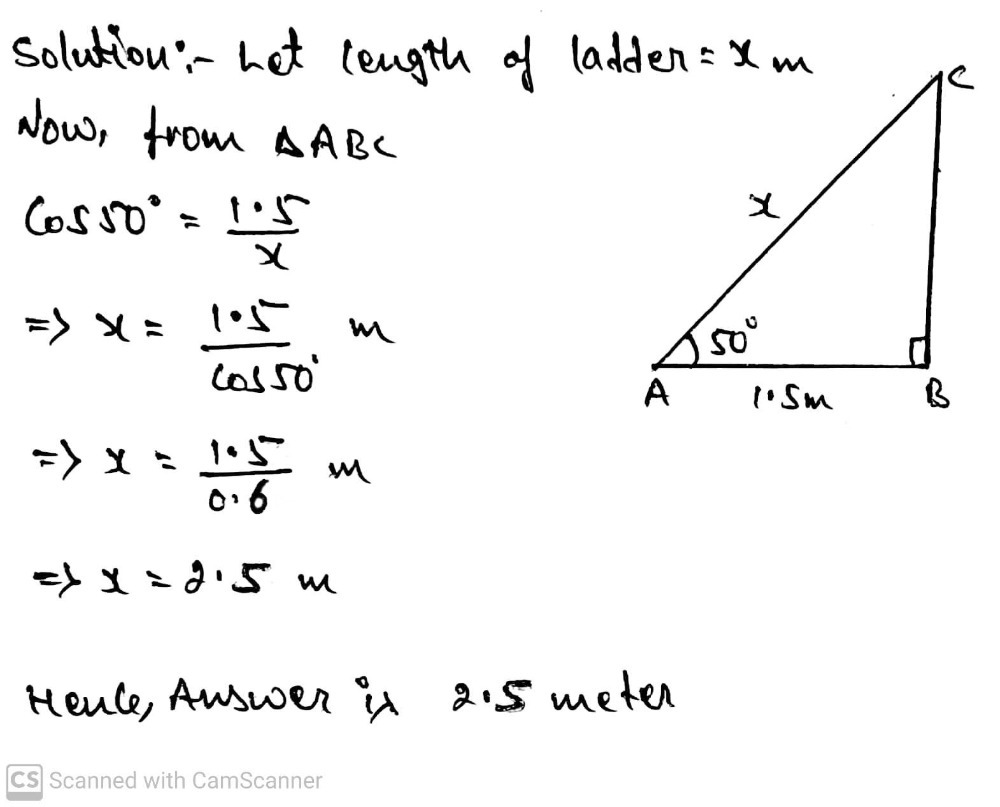 How Long Is The Ladder 1 Point A Ladder Is Placed Gauthmath