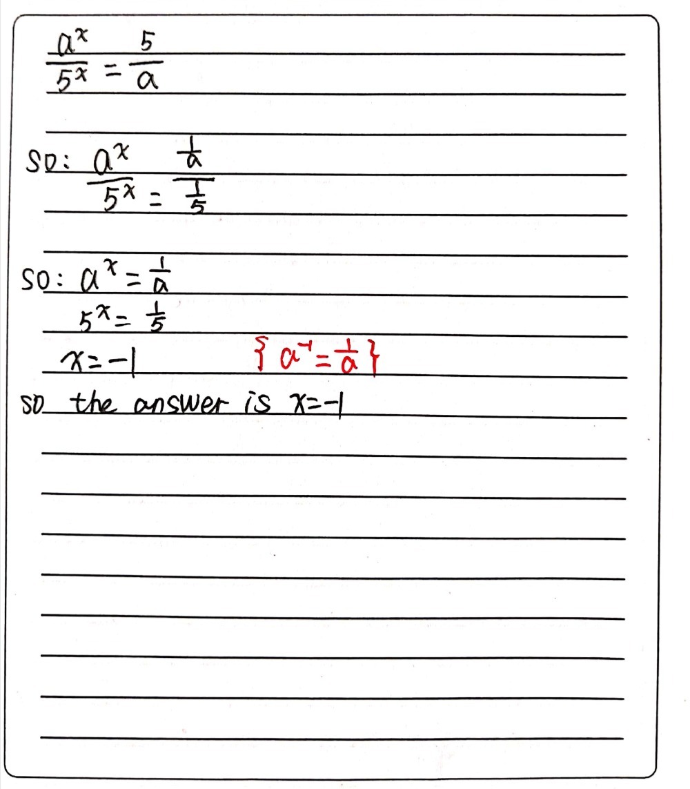 For A Non Zero Real Number Q The Value Of X In T Gauthmath