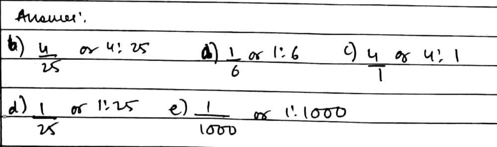 Express The Following Ratios In Their Simplest For Gauthmath