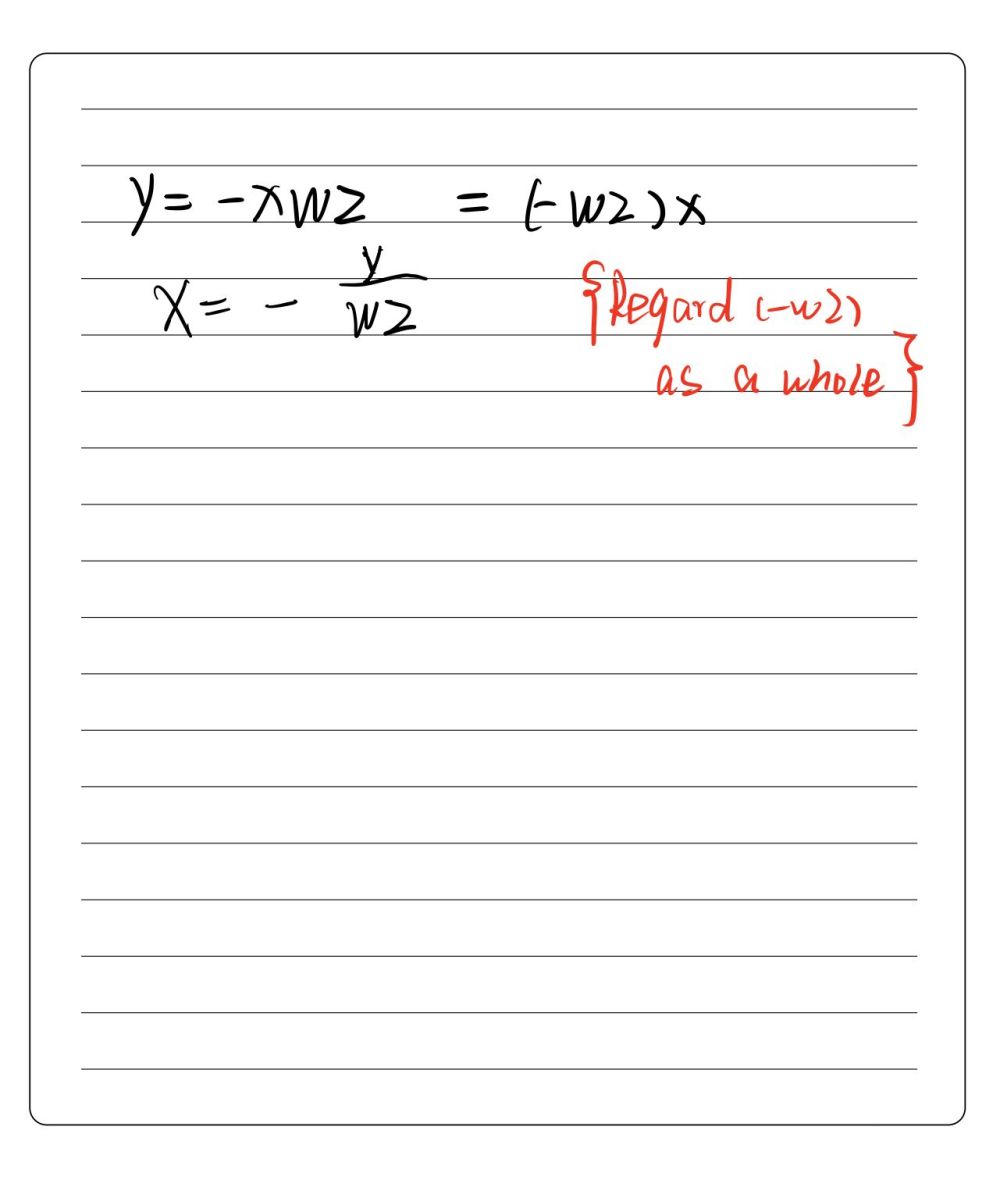 Solve For X In Terms Of W Y And Z Y Xwz X Gauthmath