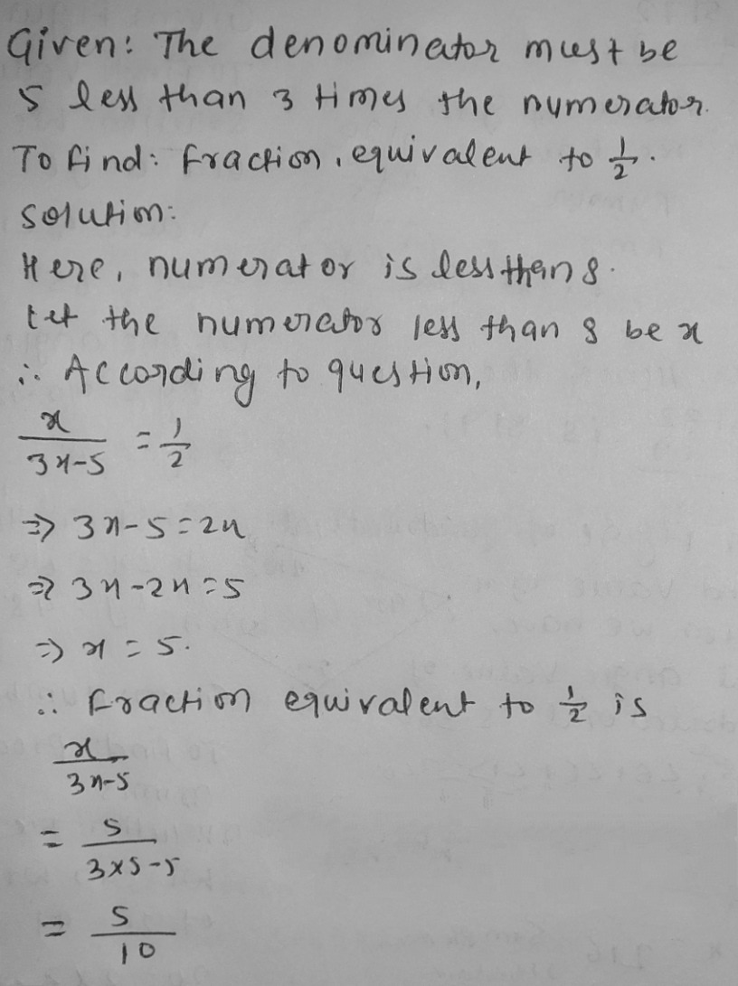 Dmy Hum 8 13 Find A Fraction That Is Equivalent T Gauthmath