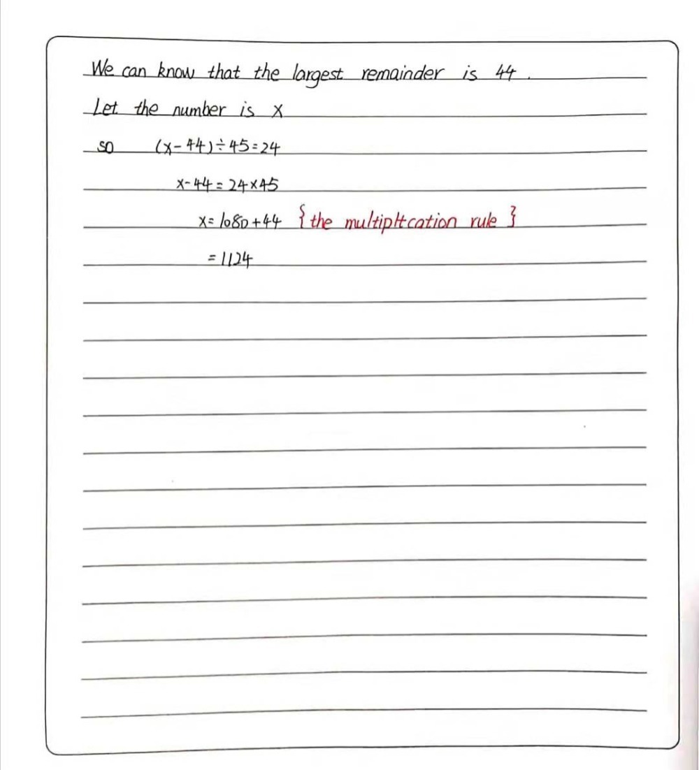 3 Find A Number That When Divided By 45 Gives A Q Gauthmath