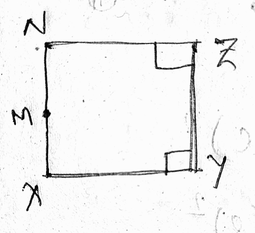 X Y Perp Y Z 2 N Perp Y Z Point M Is The Midp Gauthmath