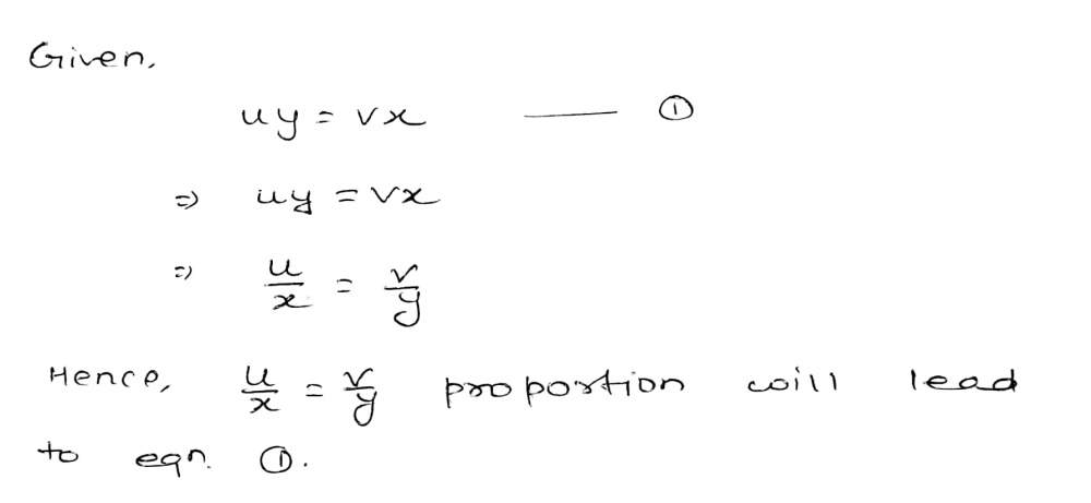 A I 35 Which Of The Proportion Leads To The Eq Gauthmath