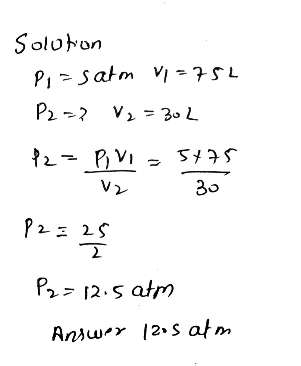 at 0 0c and 5 atm a given sample of a