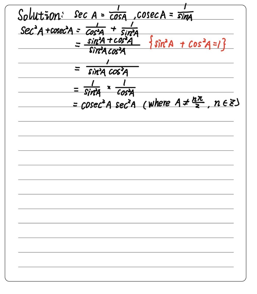 Hence Cos 8 Sin 8 0 5 Example 2 Pro Gauthmath