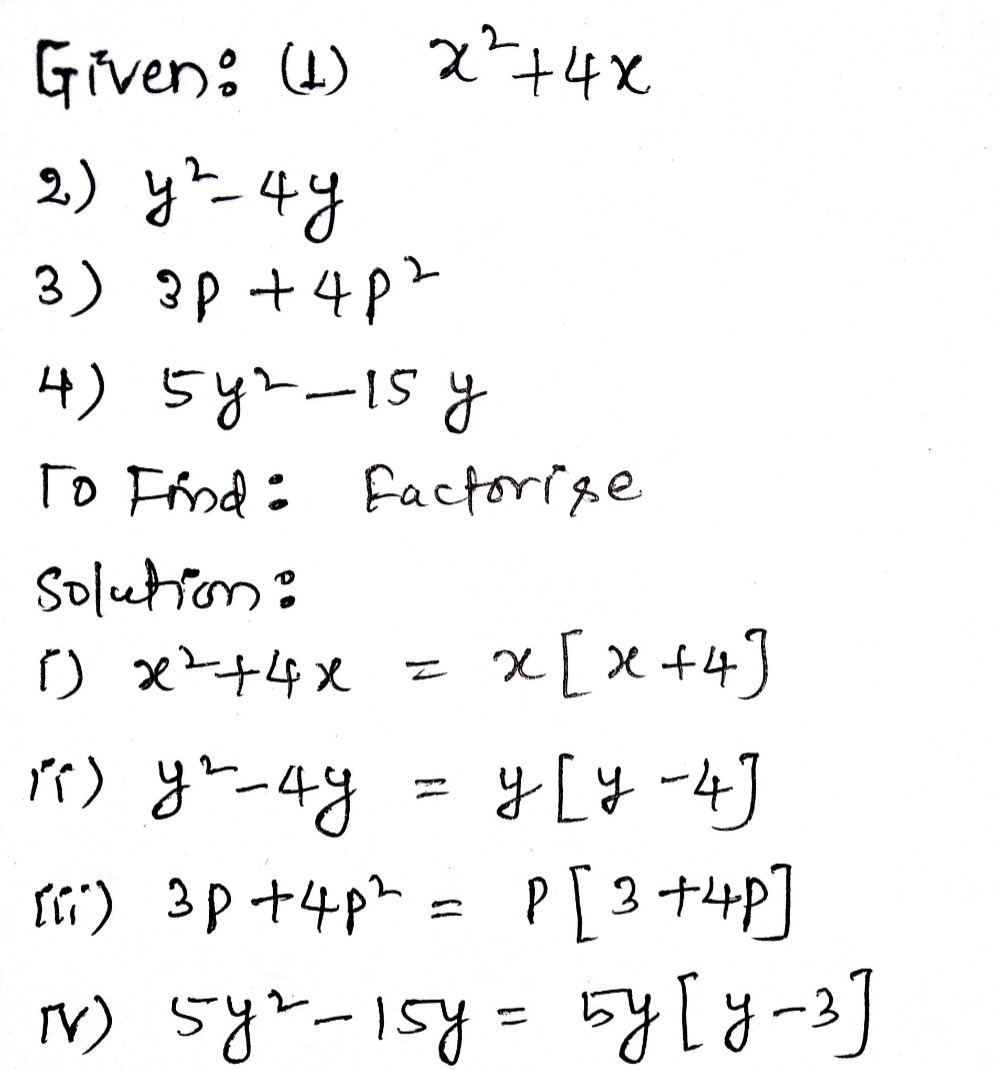 Factorise The Following 1 X2 4x 5 4a 1 2 Y2 4y 6 1 Gauthmath