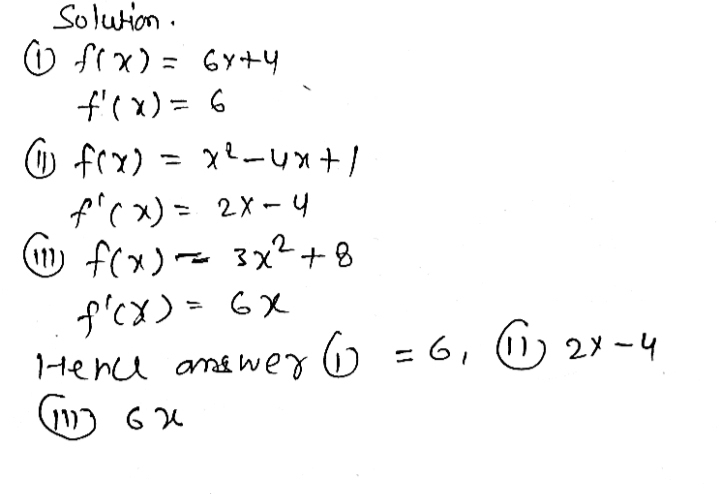Find F X Using The Definition Of The Derivative W Gauthmath