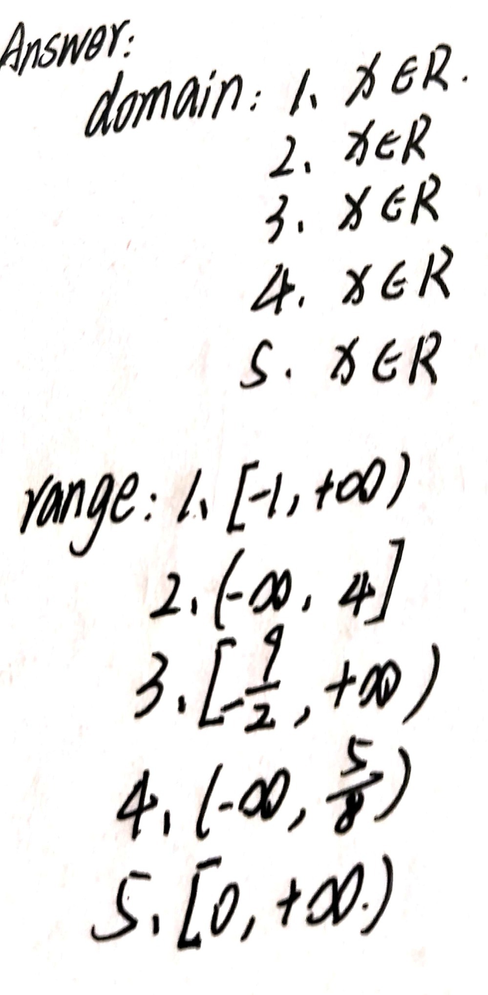 Find The Domain And The Range Of The Quadratic Fun Gauthmath