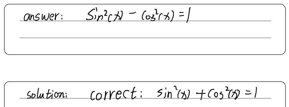 Which One Of The Following Identities Is Incorrect Gauthmath