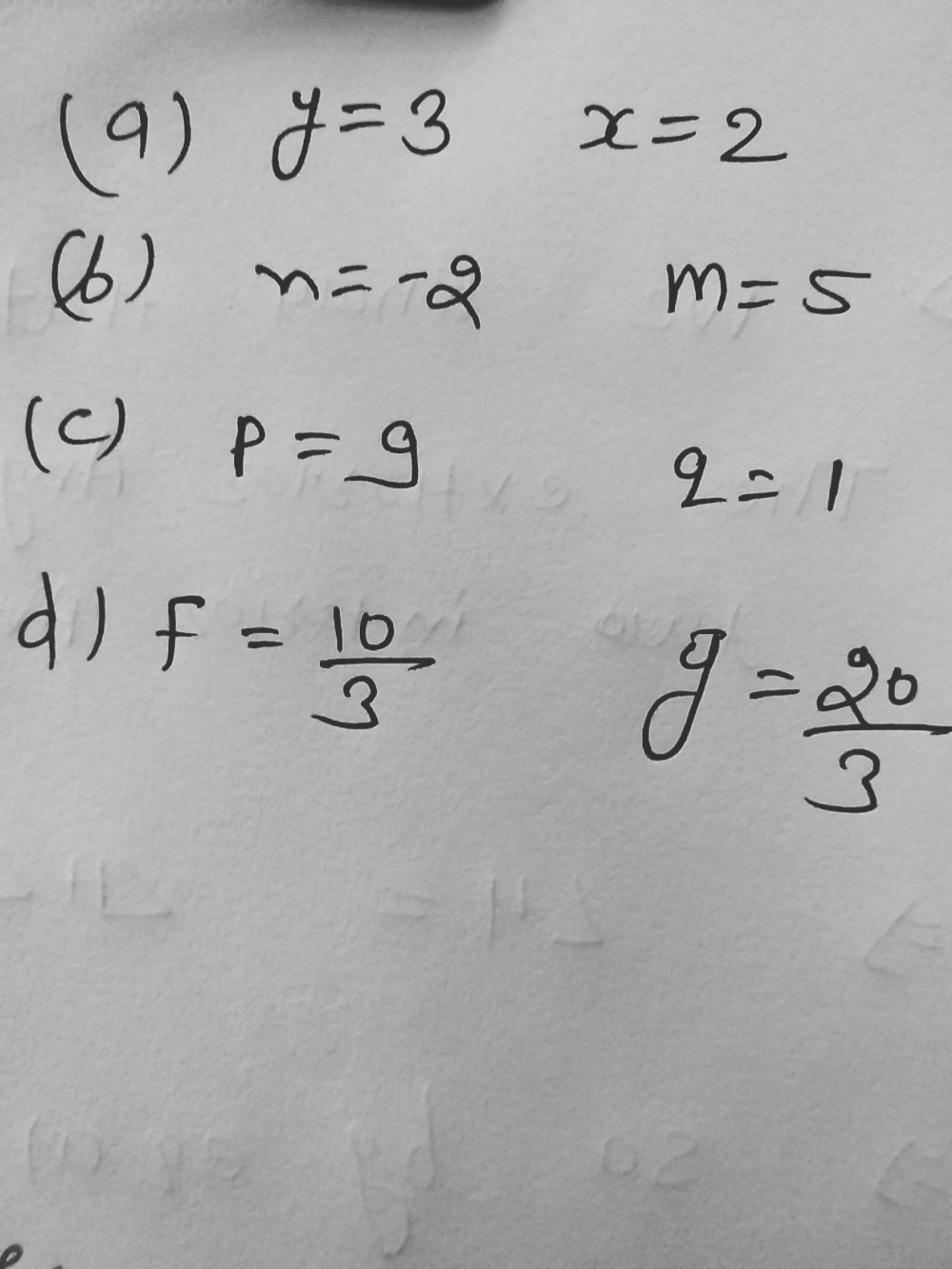 A X 4y 14 B 3m 2n 19 3x 2y 12 5m 7n 11 C 1 3 P Q Gauthmath