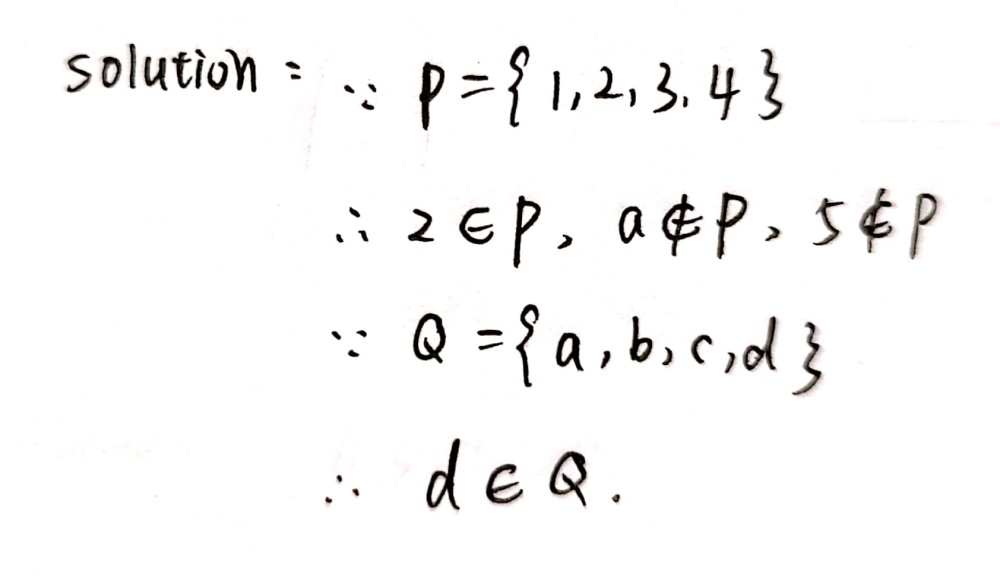 2 If P 1 2 3 4 And Q A B C D Write Tll Make T Gauthmath
