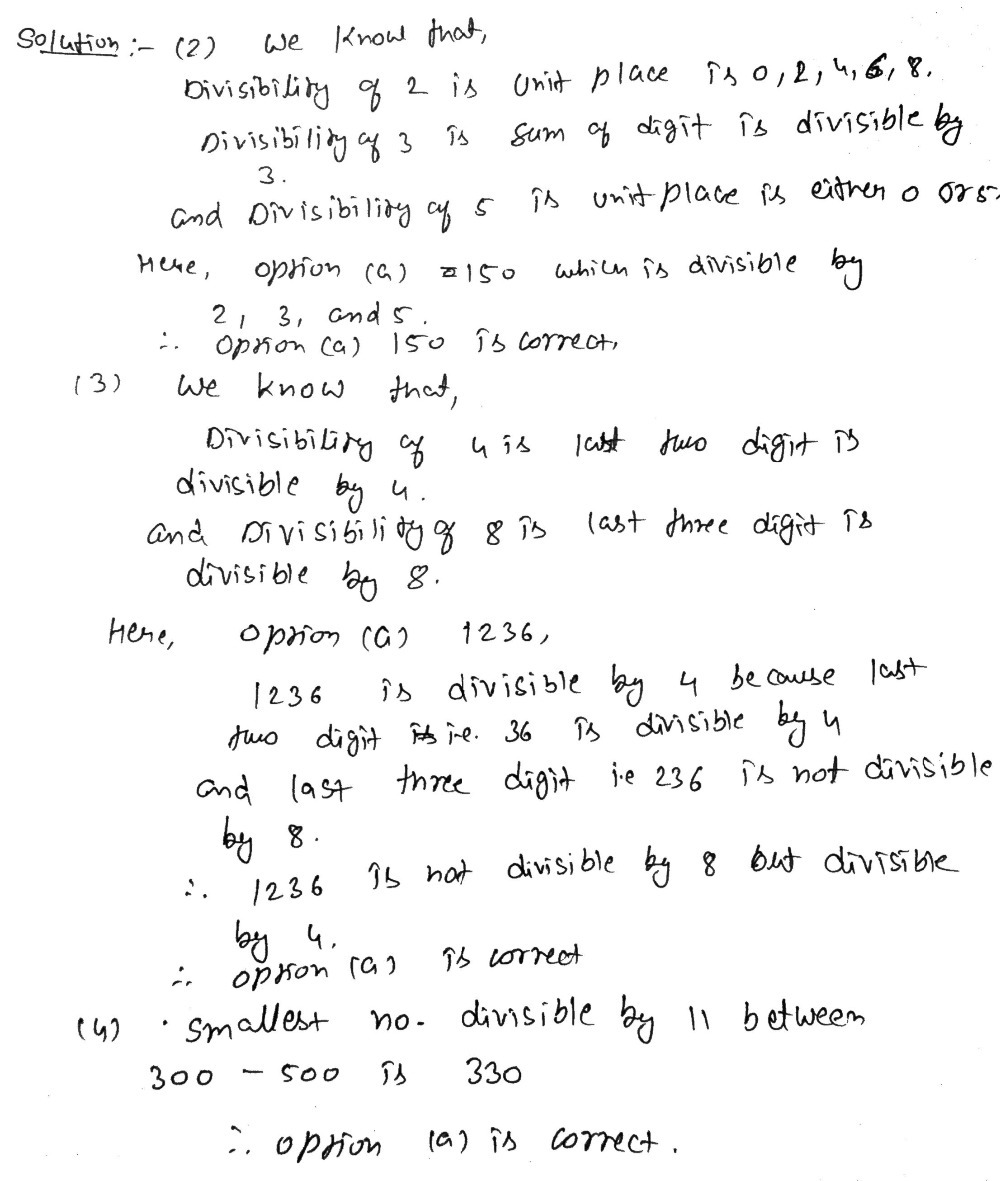 2 Which Of The Following Numbers Is Divisib Gauthmath